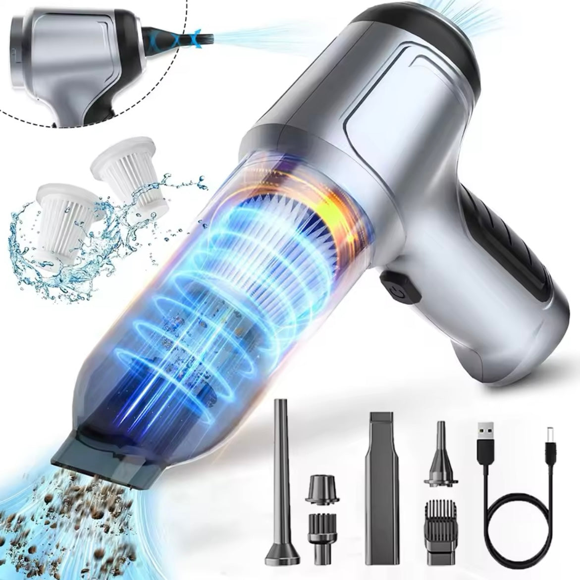 3-in-1 Portable Vacuum Cleaner